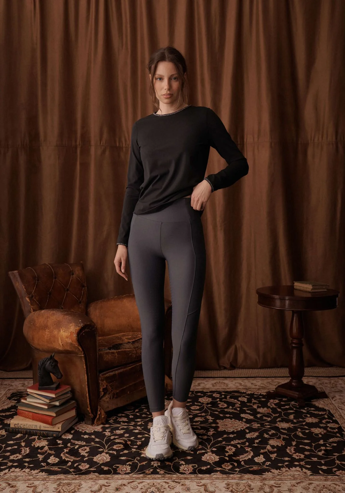 Active Everyday Riding Leggings - Graphite - Image 3