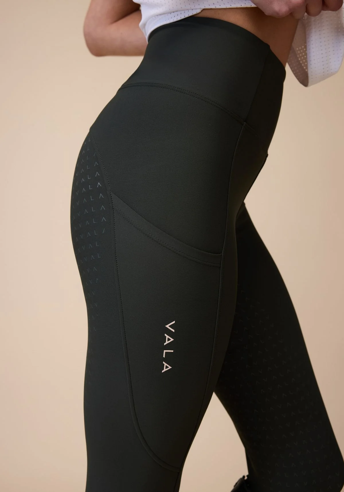 Active Everyday Riding Leggings - Olive - Image 3