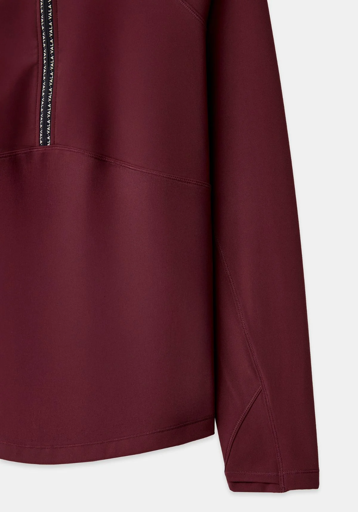 Cloudline 1/2 Zip L/S Top - Deep Cherry - Image 7