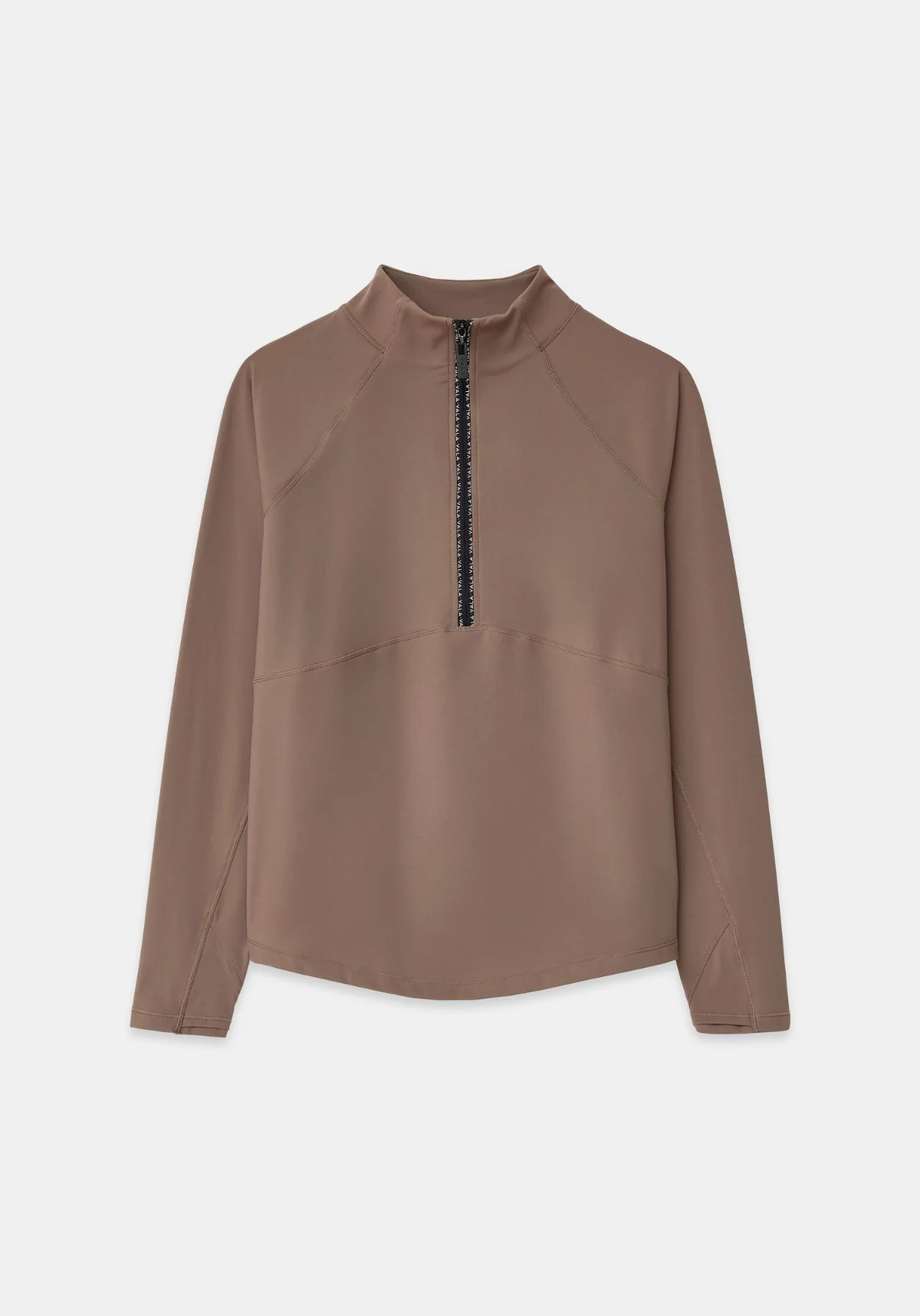 Cloudline 1/2 Zip L/S Top - Taupe - Image 8