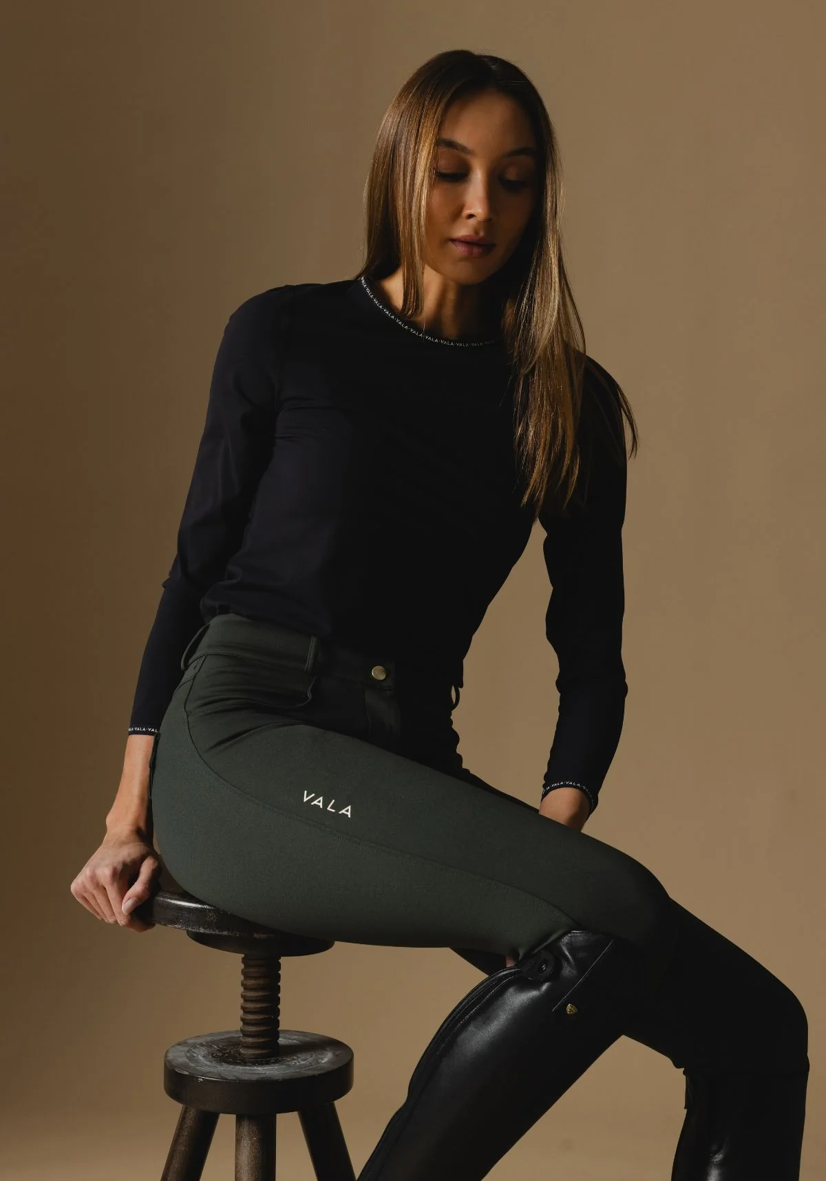 Cloudline Long Sleeve Top - Black - Image 2