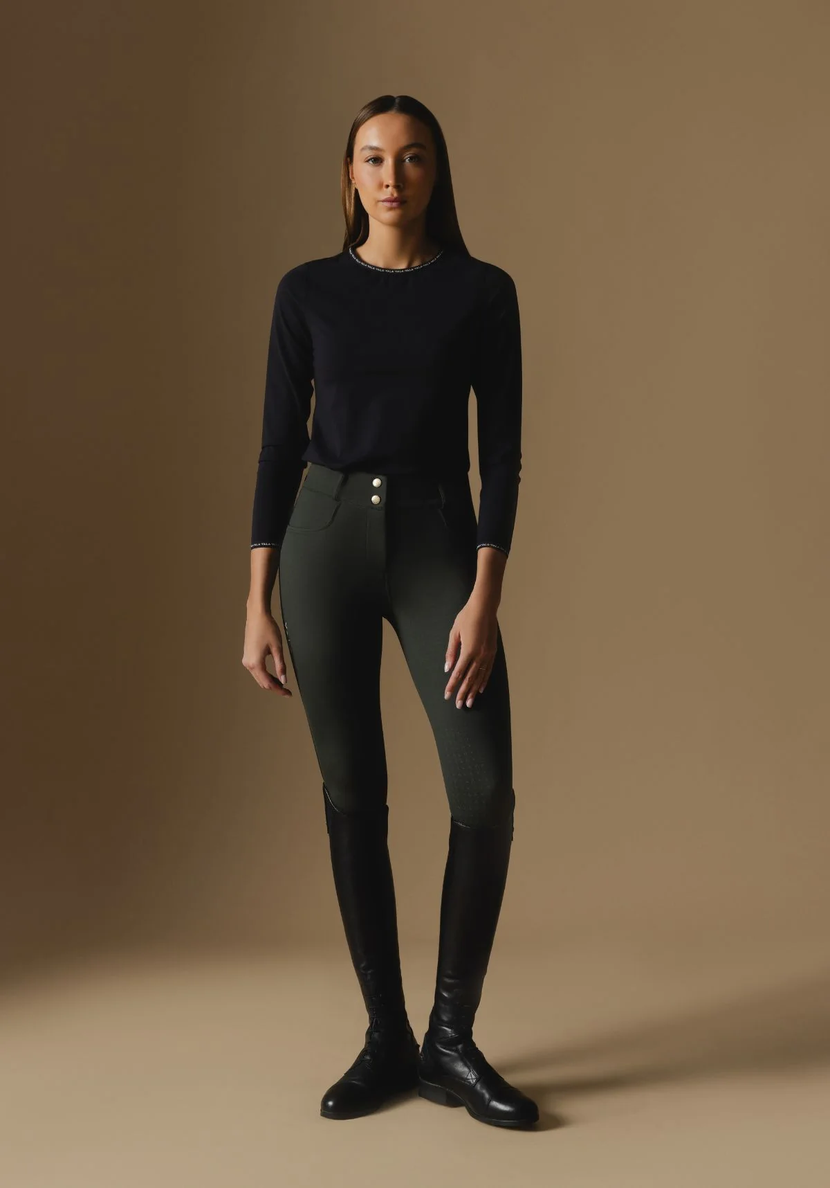 Cloudline Long Sleeve Top - Black - Image 3
