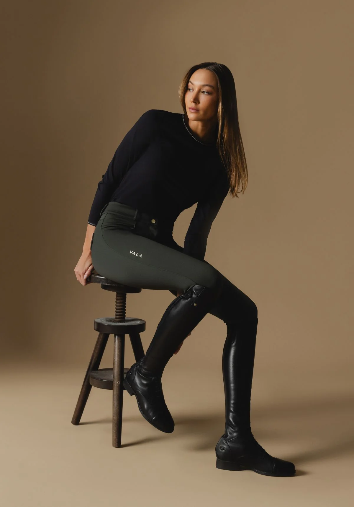 Cloudline Long Sleeve Top - Black - Image 4