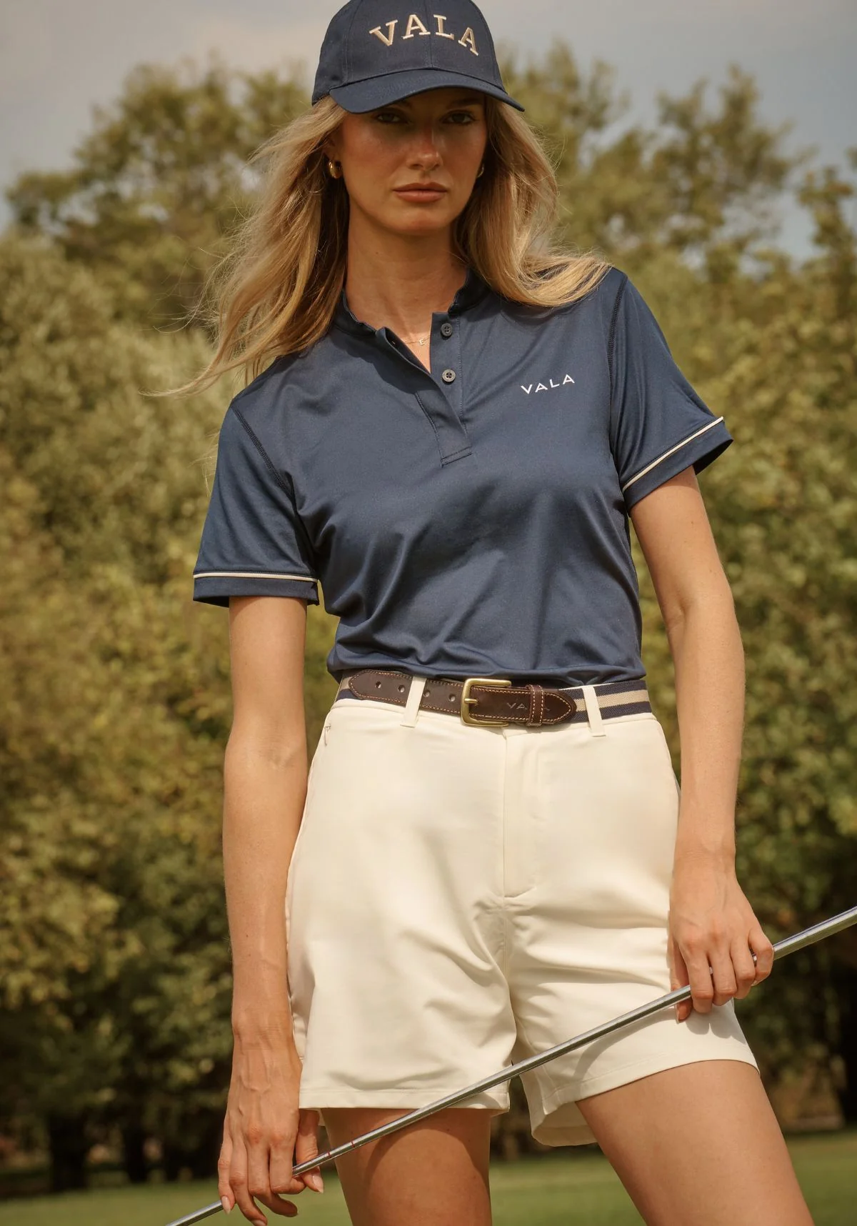 Connected Short Sleeve Polo - Navy - Image 3