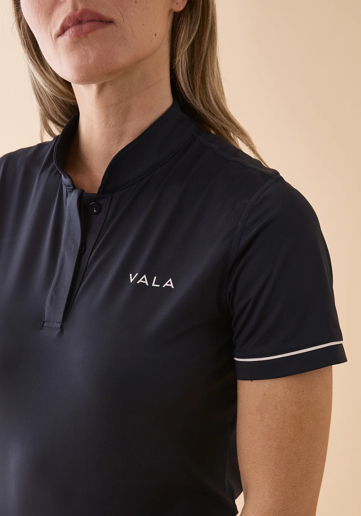 Connected Short Sleeve Polo - Navy - Image 4