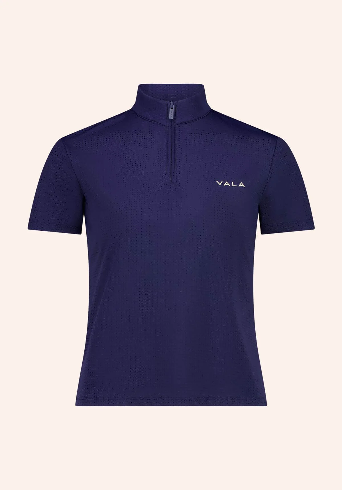 Elsa Mesh S/S Zip - Navy - Image 4