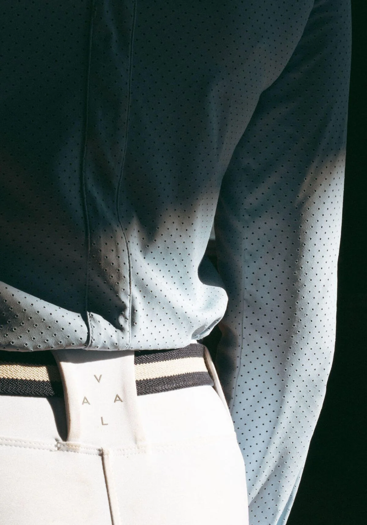 Mesh Show Shirt L/S - Powder Blue - Image 4