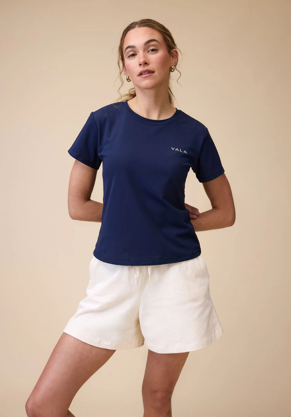 Mesh Tee - Navy - Image 3