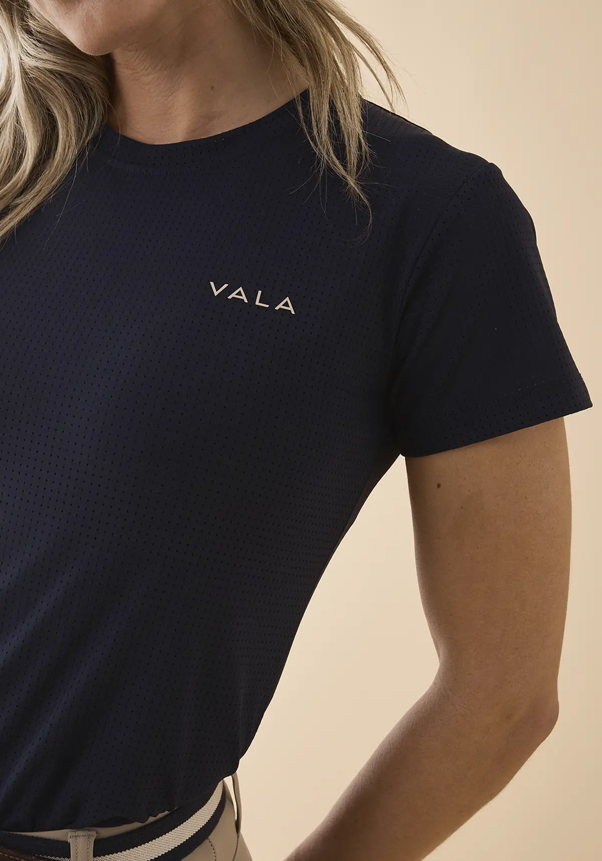 Mesh Tee - Navy - Image 7