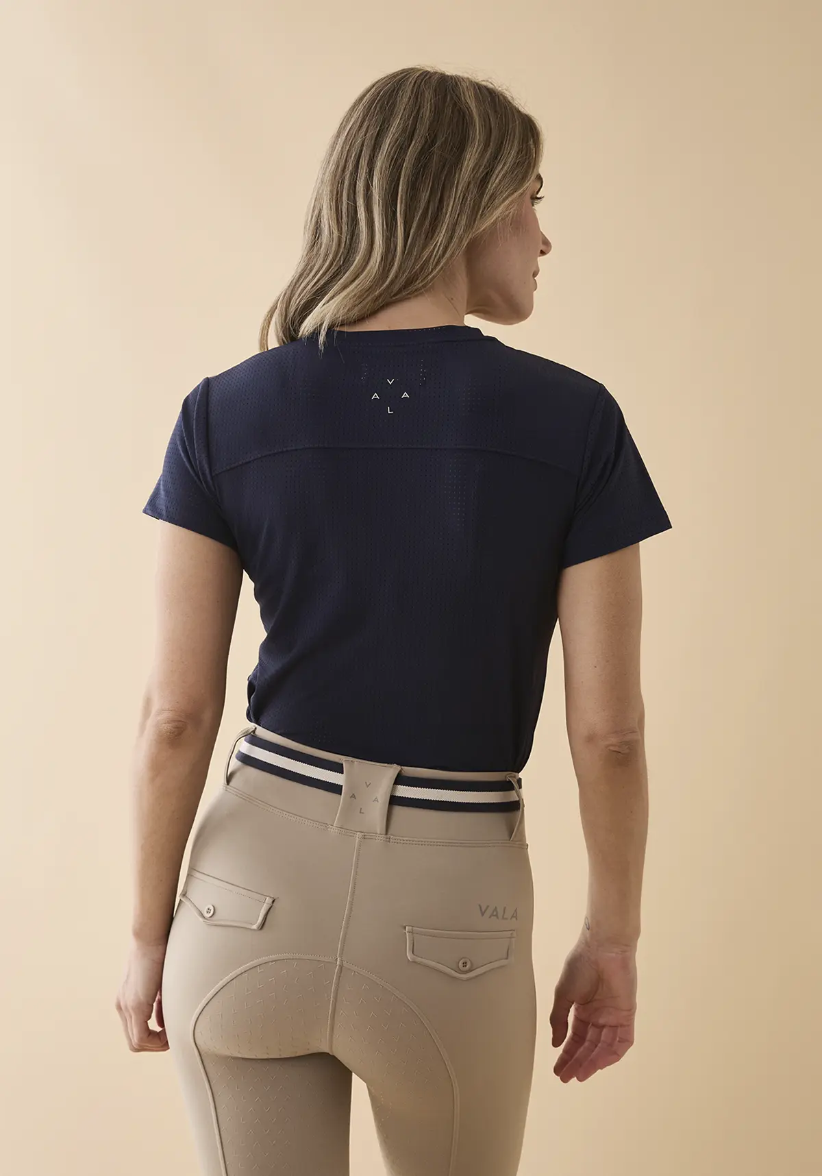 Mesh Tee - Navy - Image 8