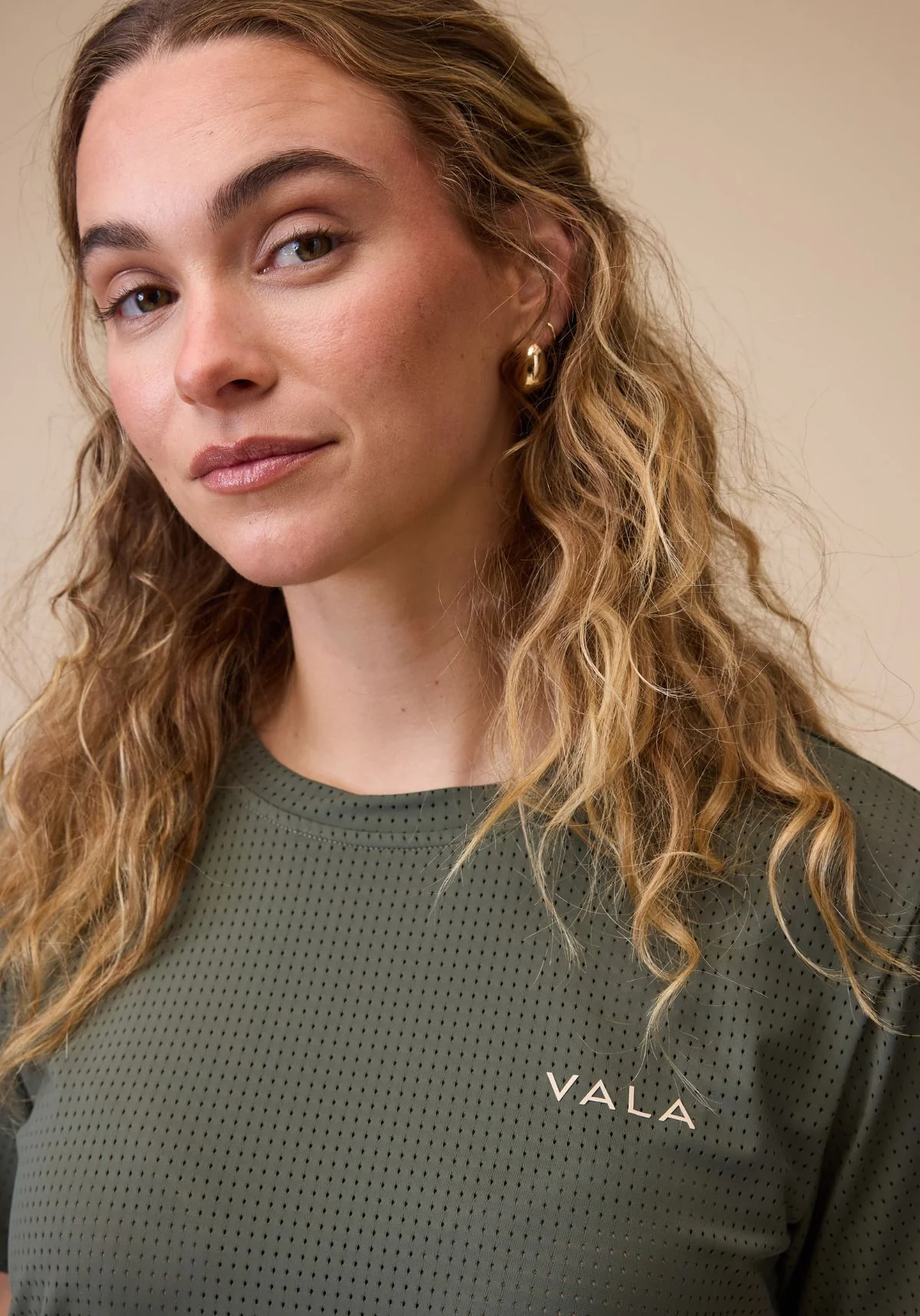 Mesh Tee - Olive - Image 2
