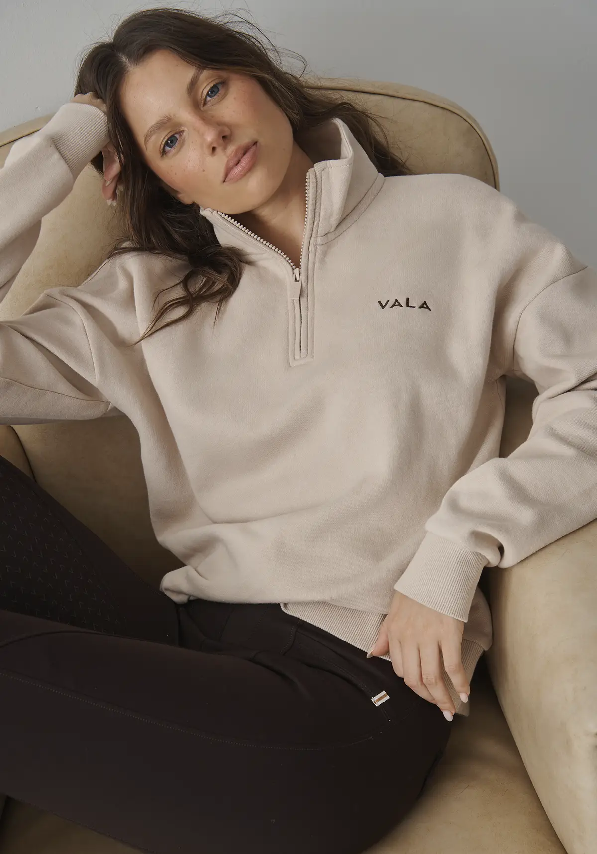 Olsen 1/4 Zip Fleece - Chaff - Image 3