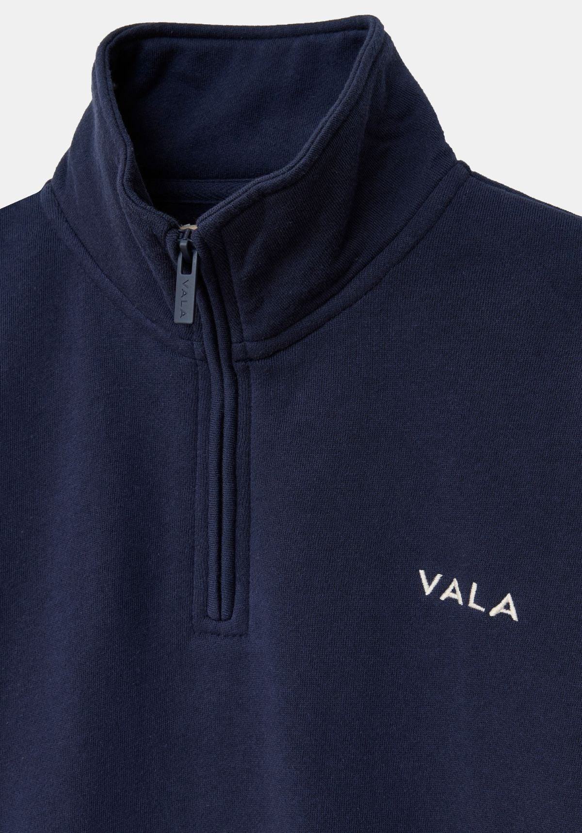 Olsen 1/4 Zip Fleece - Navy - Image 4