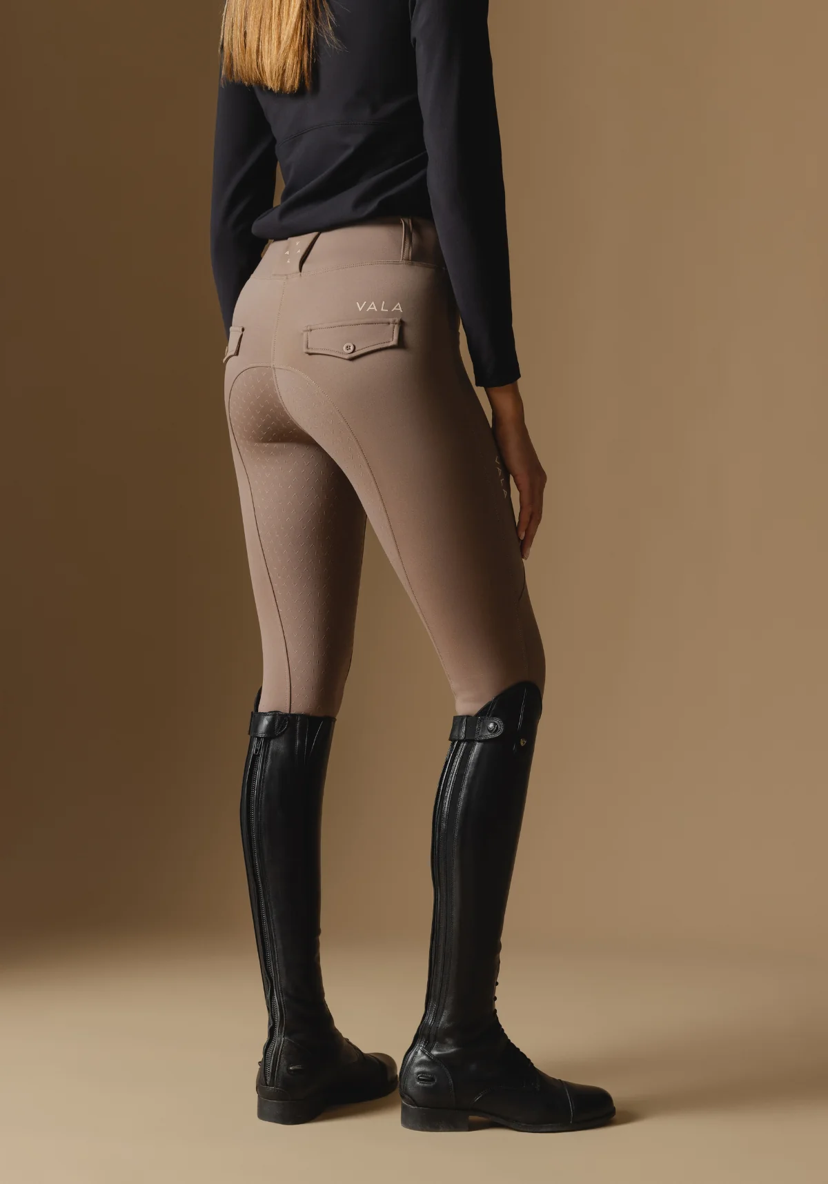 Sculpt And Smooth Riding Breeches - Taupe