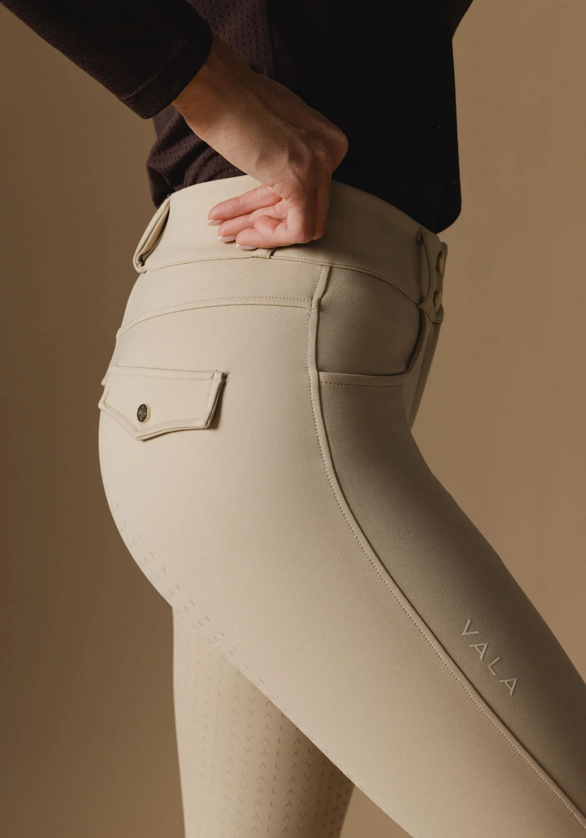 Ultimate Button Up Breeches - Beige - Image 4