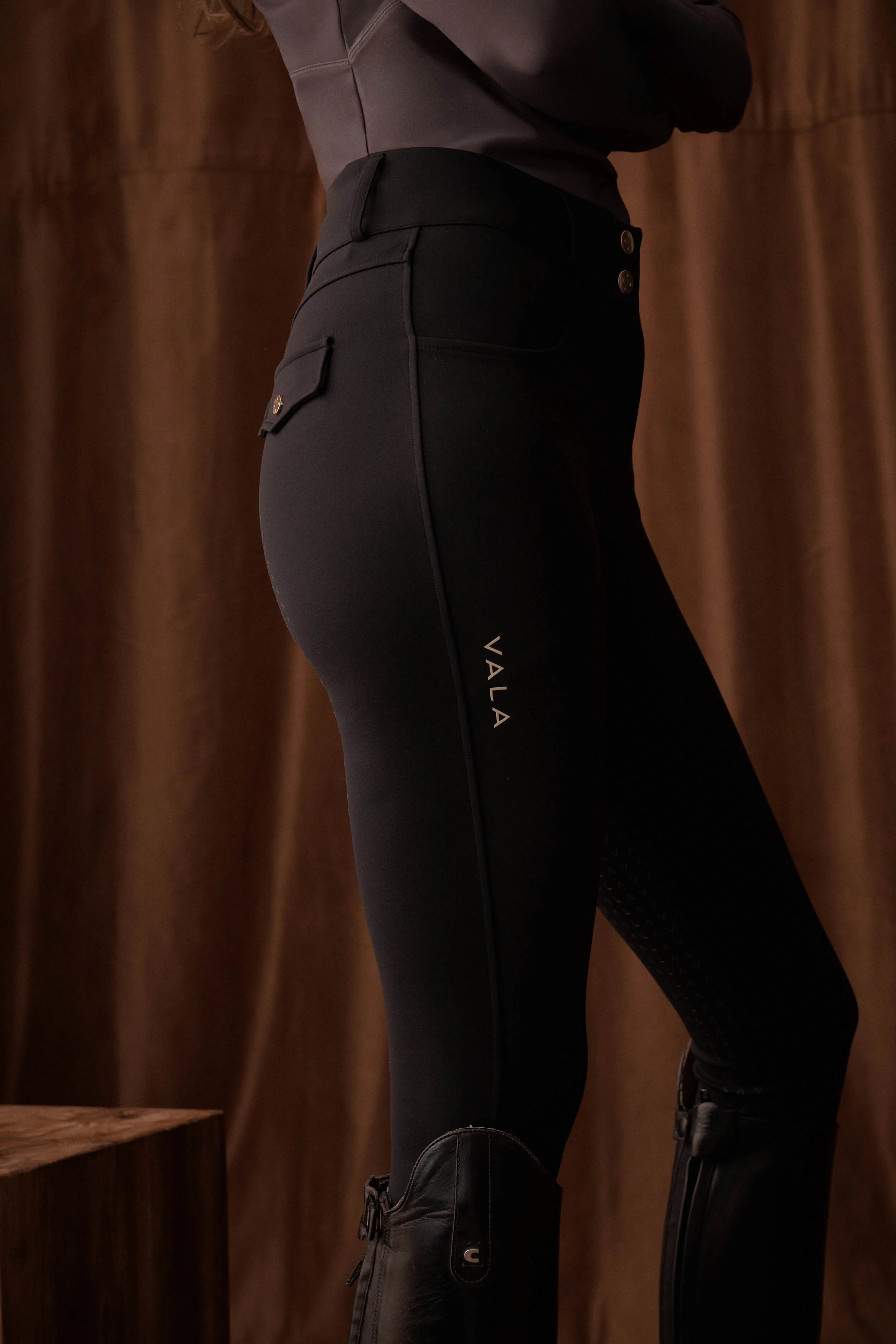 Ultimate Button Up Breeches - Black - Image 8
