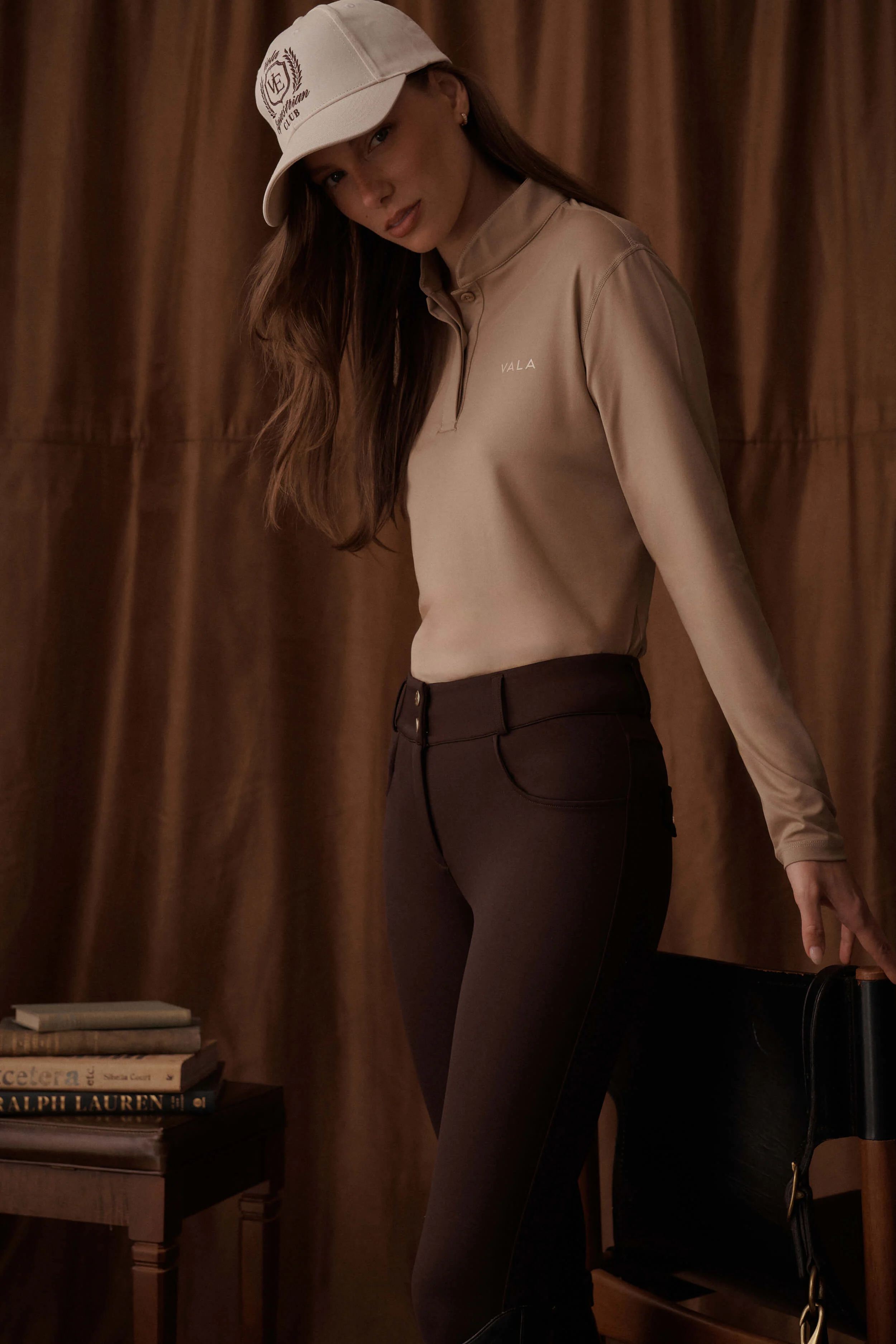 Ultimate Button Up Breeches Knee Grip - Chocolate - Image 8