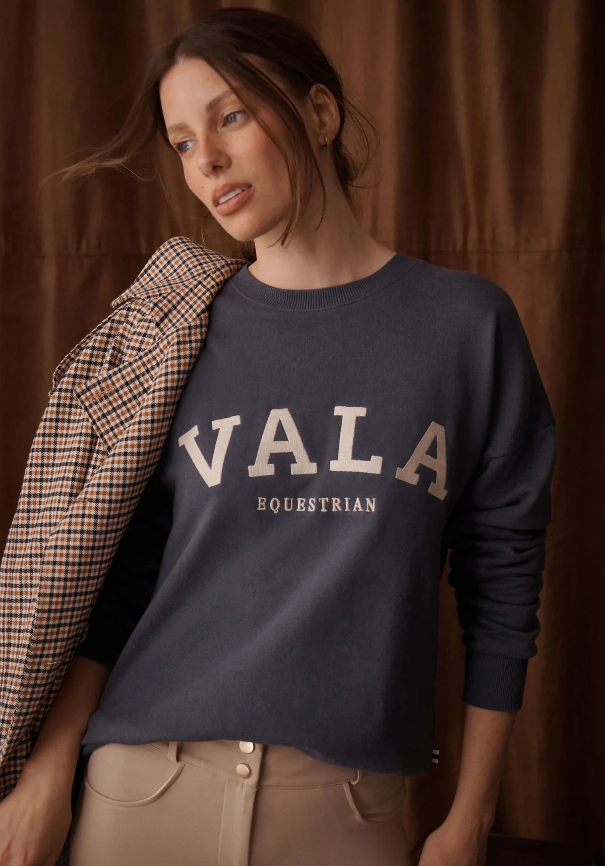 VALA Academy Fleece - Washed Blue - Image 7
