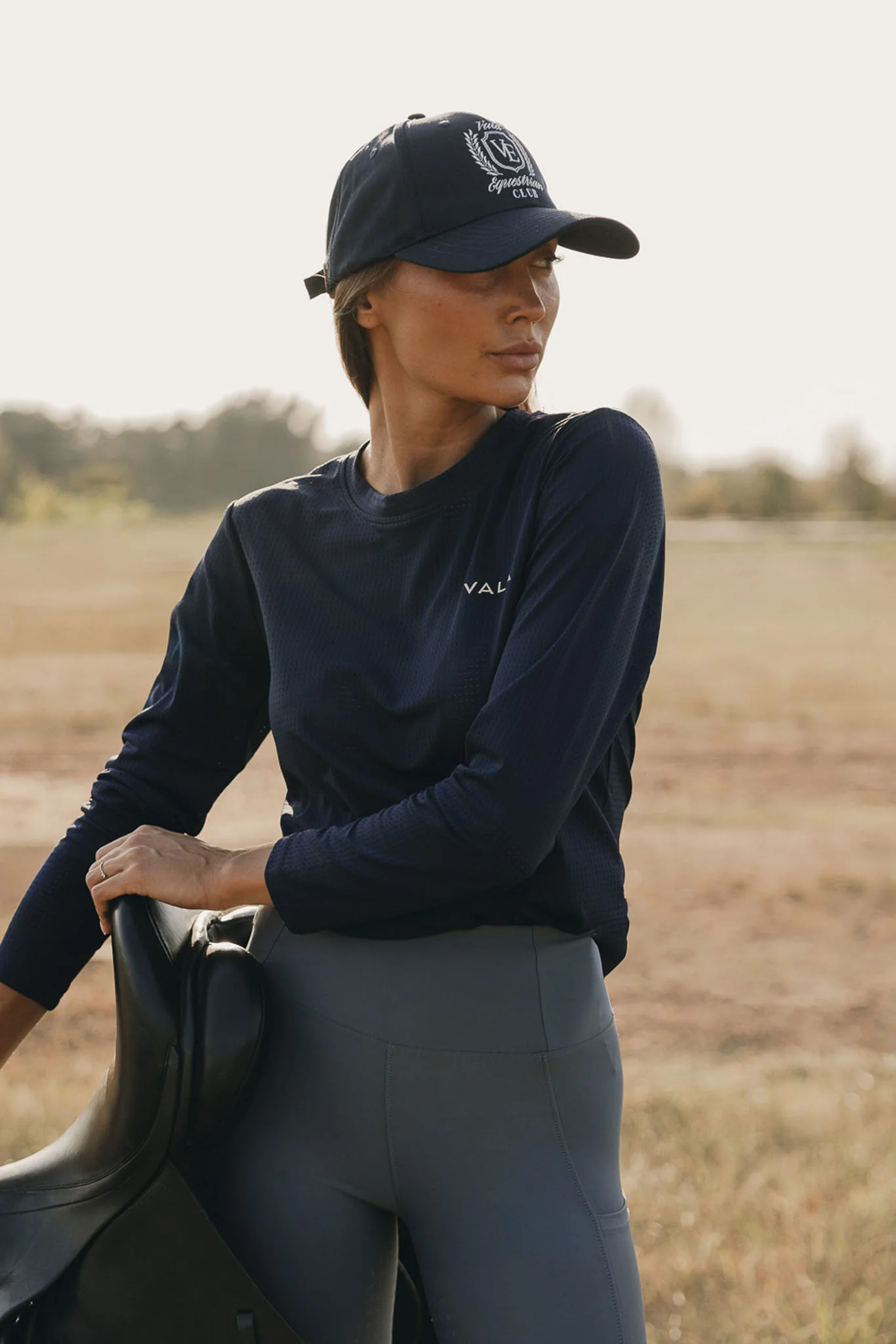 VALA Ascot Cap - Navy - Image 3