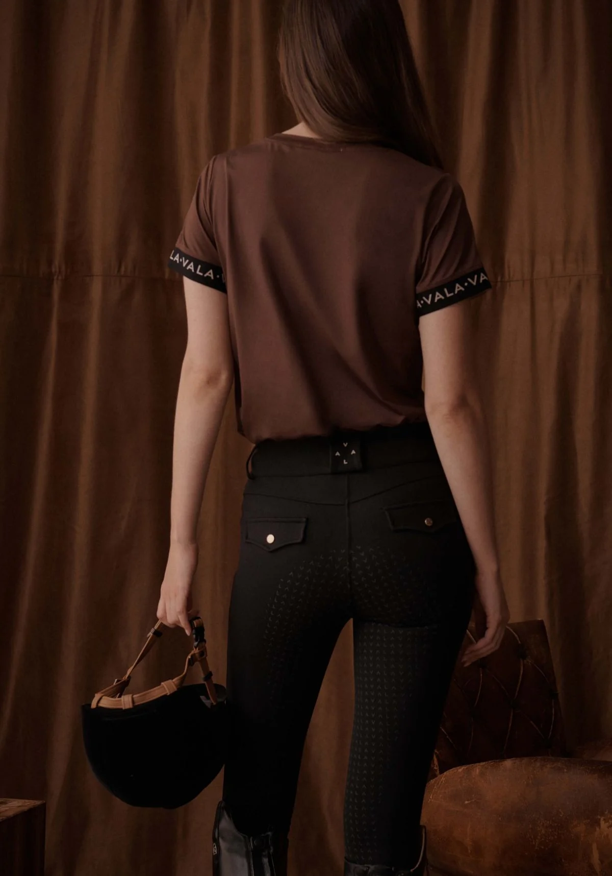 VALA Training Tee - Chocolate - Image 12