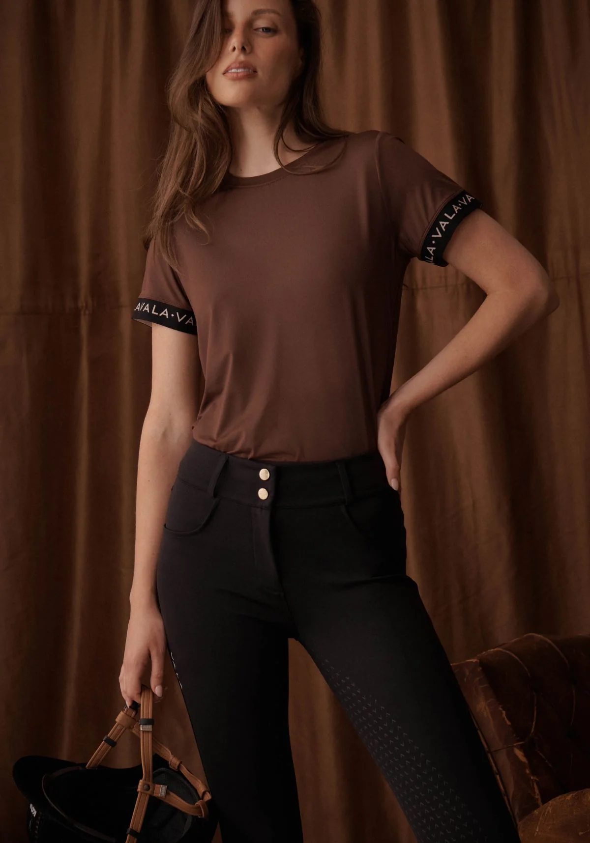 VALA Training Tee - Chocolate - Image 7