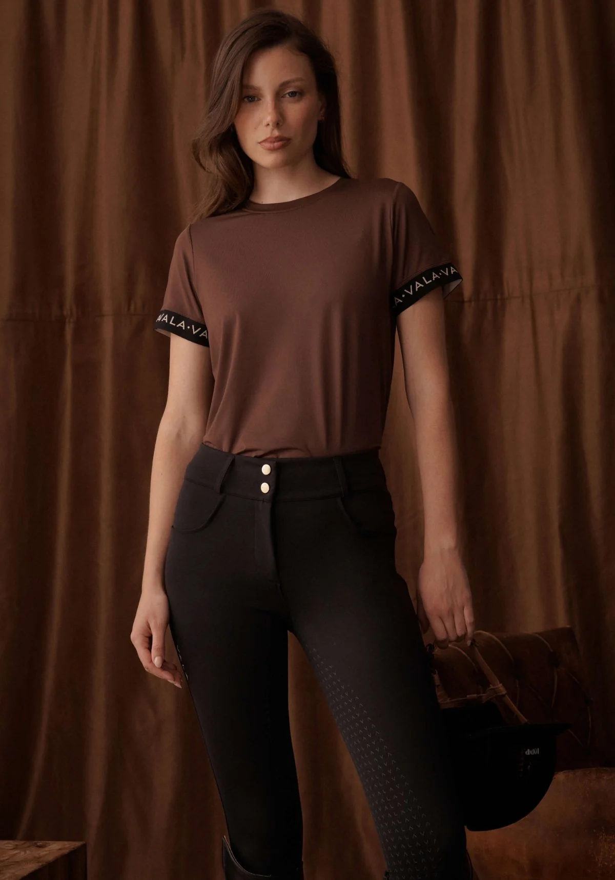 VALA Training Tee - Chocolate - Image 8