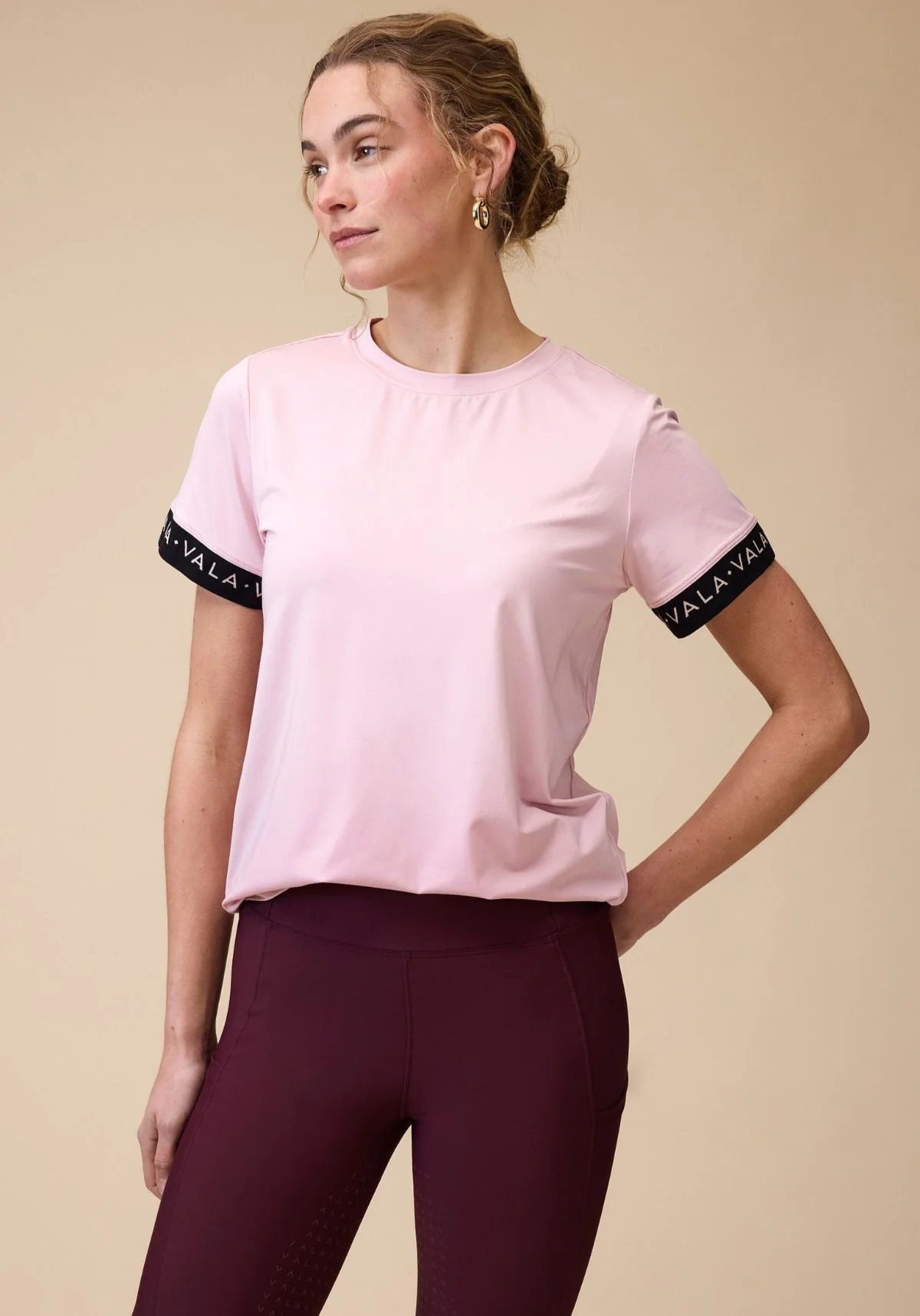 VALA Training Tee - Pastel Pink - Image 5