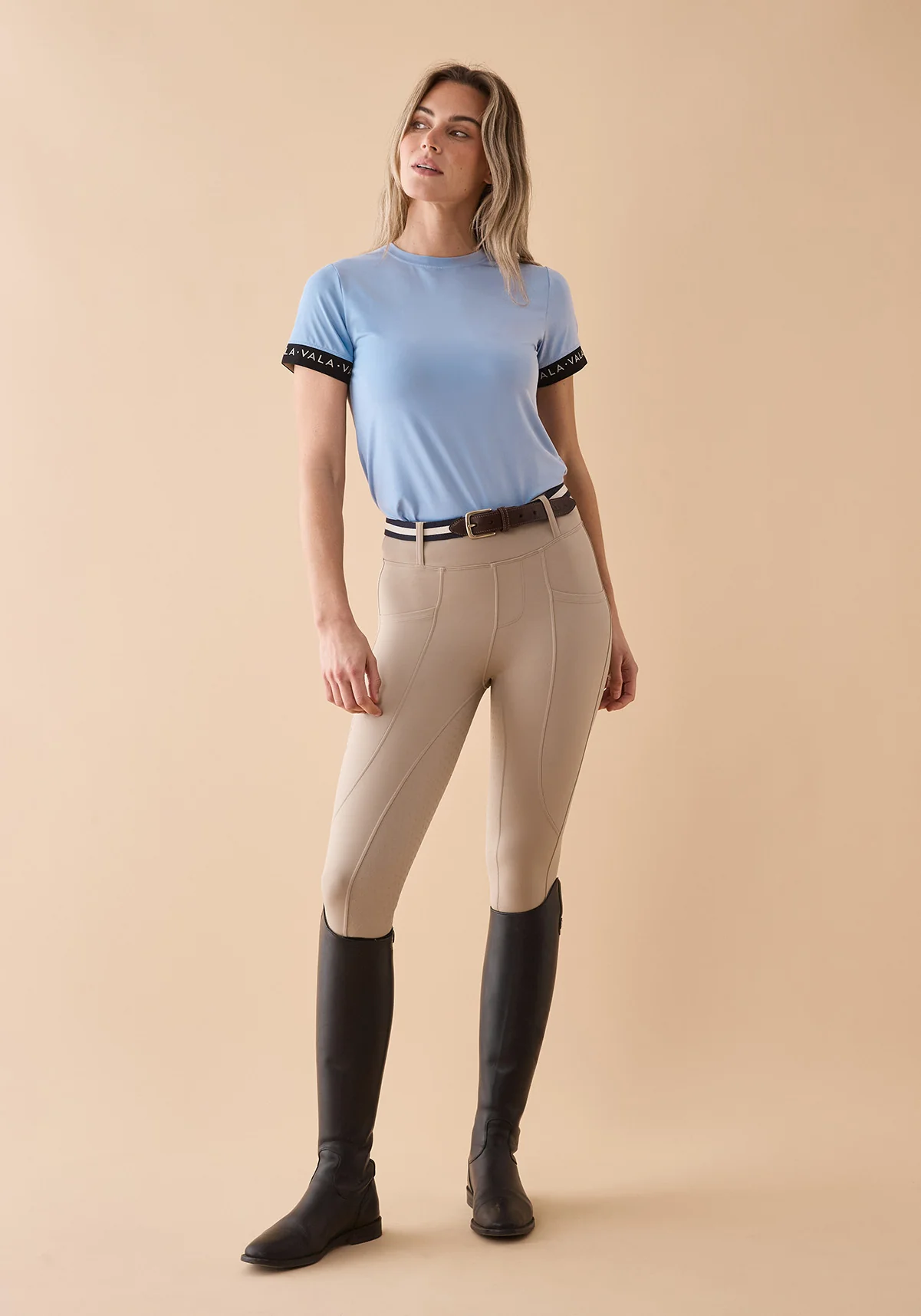 VALA Training Tee - Powder Blue - Image 3